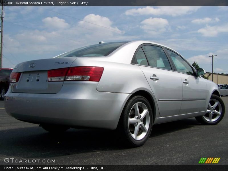 Bright Silver / Gray 2008 Hyundai Sonata Limited