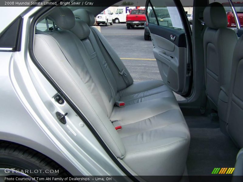 Bright Silver / Gray 2008 Hyundai Sonata Limited