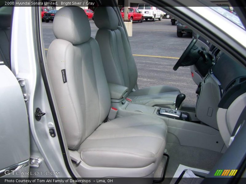 Bright Silver / Gray 2008 Hyundai Sonata Limited
