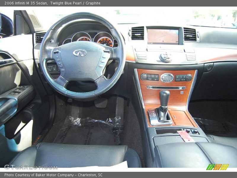 Twilight Blue Pearl / Graphite 2006 Infiniti M 35 Sedan