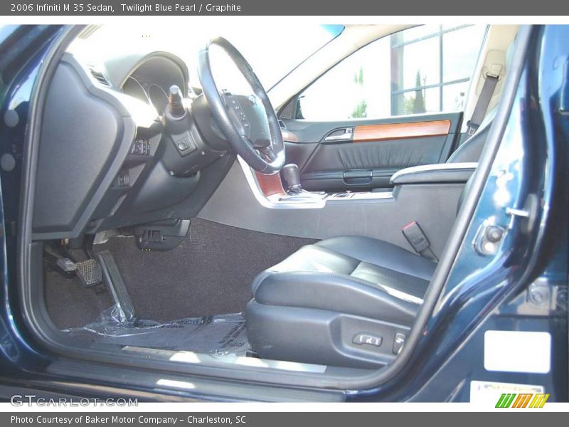Twilight Blue Pearl / Graphite 2006 Infiniti M 35 Sedan