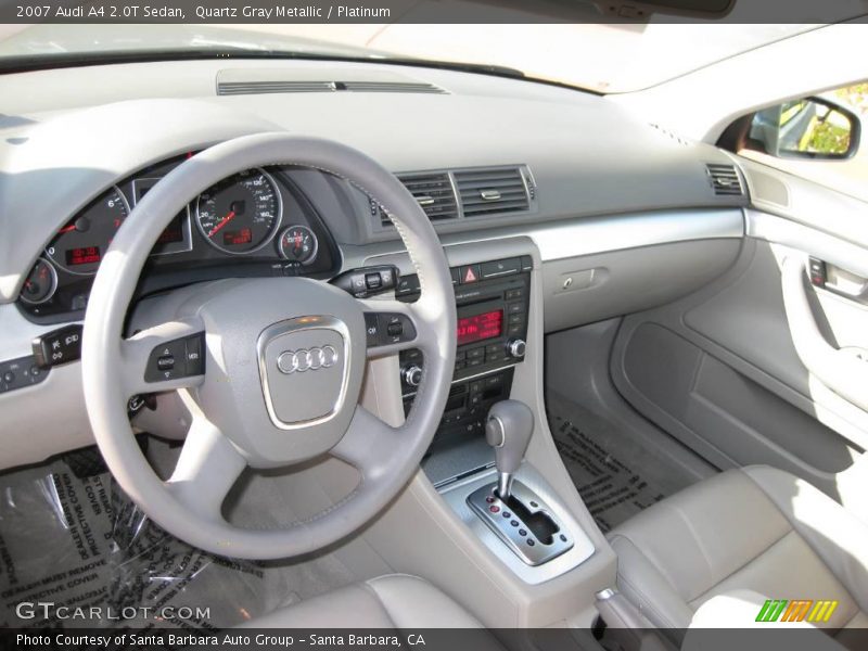 Quartz Gray Metallic / Platinum 2007 Audi A4 2.0T Sedan