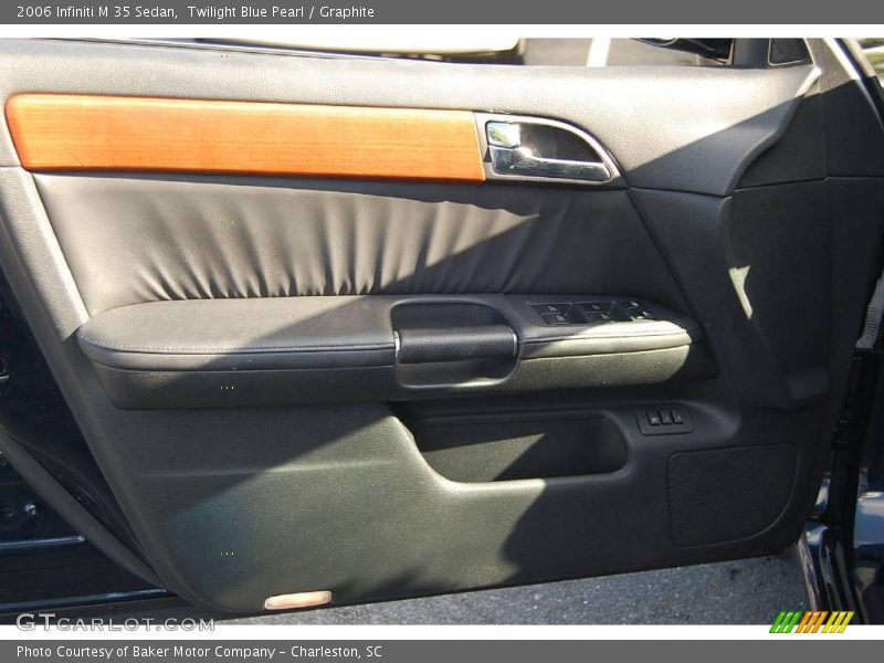Twilight Blue Pearl / Graphite 2006 Infiniti M 35 Sedan