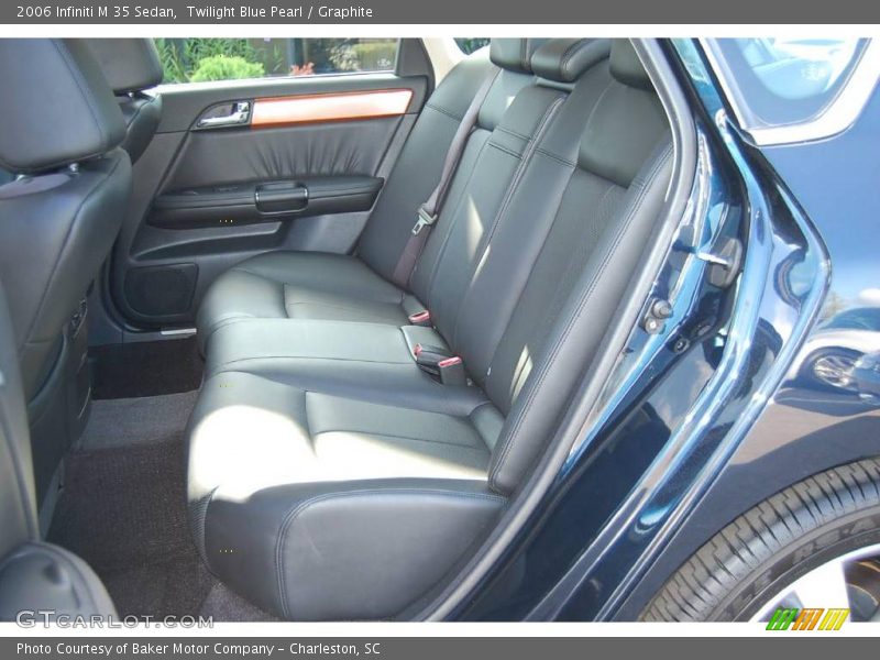 Twilight Blue Pearl / Graphite 2006 Infiniti M 35 Sedan