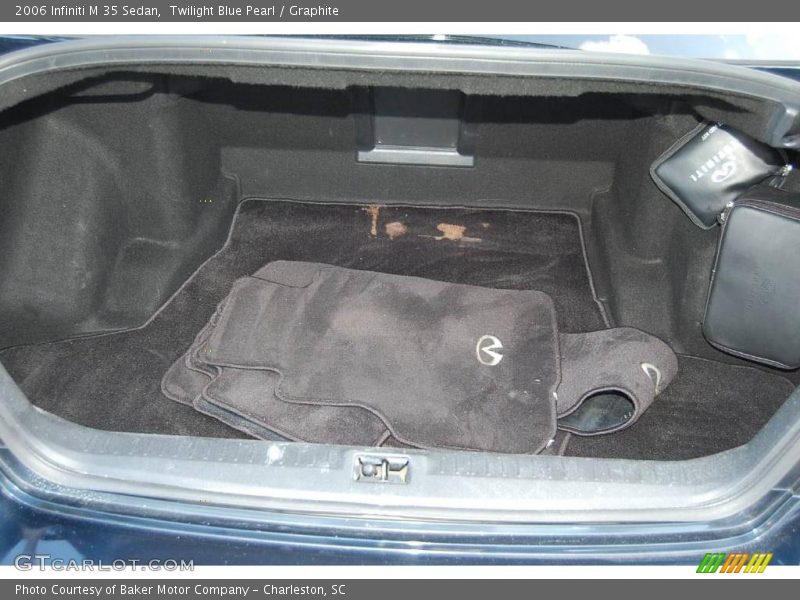 Twilight Blue Pearl / Graphite 2006 Infiniti M 35 Sedan