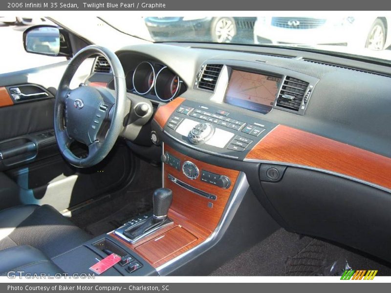 Twilight Blue Pearl / Graphite 2006 Infiniti M 35 Sedan