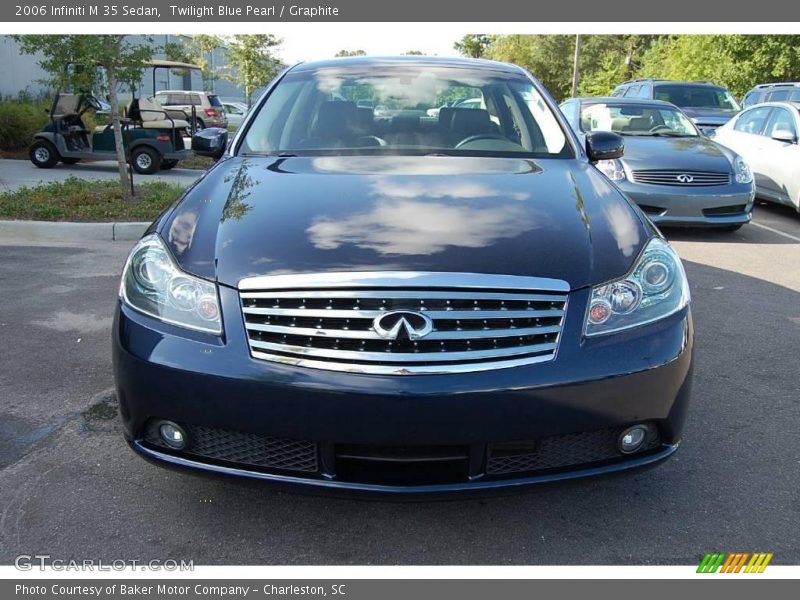 Twilight Blue Pearl / Graphite 2006 Infiniti M 35 Sedan