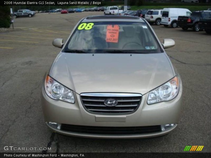 Laguna Sand Metallic / Beige 2008 Hyundai Elantra GLS Sedan