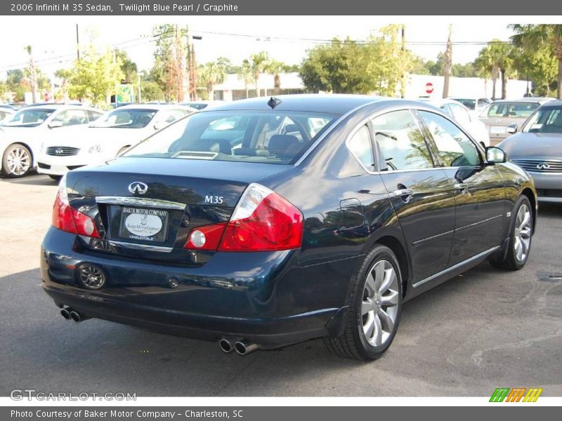 Twilight Blue Pearl / Graphite 2006 Infiniti M 35 Sedan