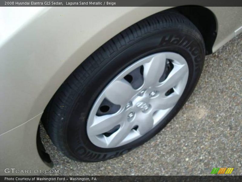 Laguna Sand Metallic / Beige 2008 Hyundai Elantra GLS Sedan