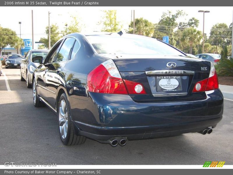 Twilight Blue Pearl / Graphite 2006 Infiniti M 35 Sedan