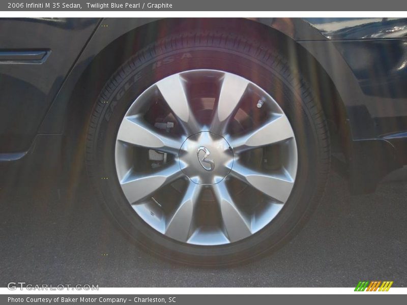 Twilight Blue Pearl / Graphite 2006 Infiniti M 35 Sedan