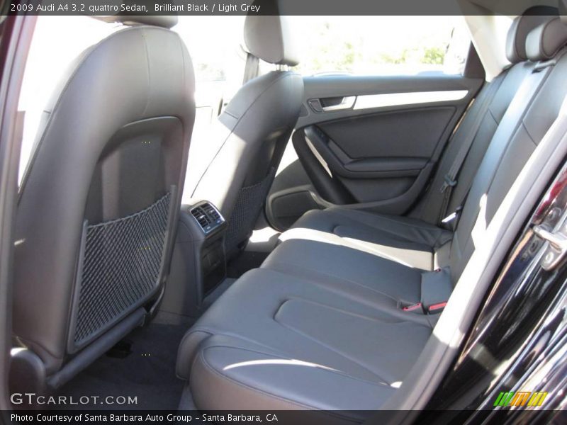 Brilliant Black / Light Grey 2009 Audi A4 3.2 quattro Sedan
