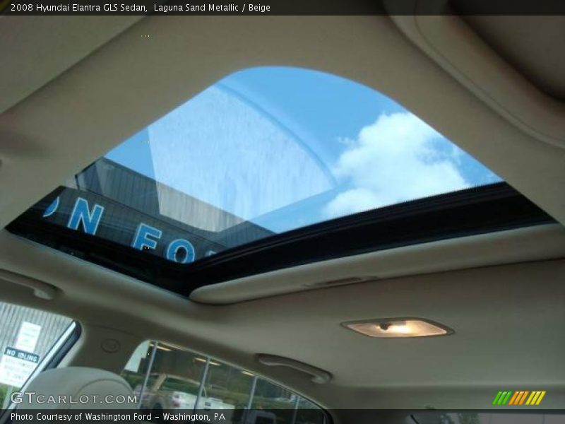 Laguna Sand Metallic / Beige 2008 Hyundai Elantra GLS Sedan