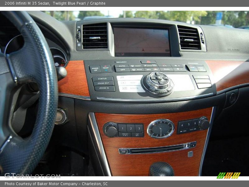 Twilight Blue Pearl / Graphite 2006 Infiniti M 35 Sedan