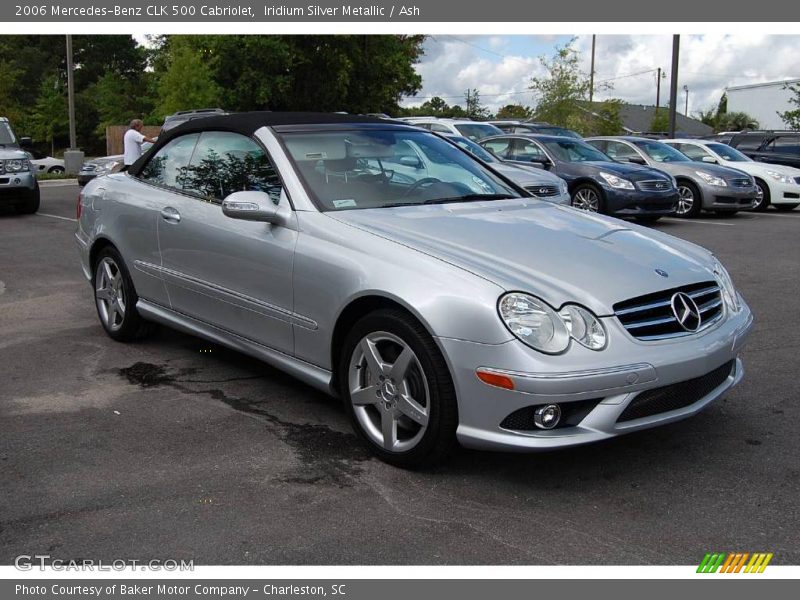 Iridium Silver Metallic / Ash 2006 Mercedes-Benz CLK 500 Cabriolet