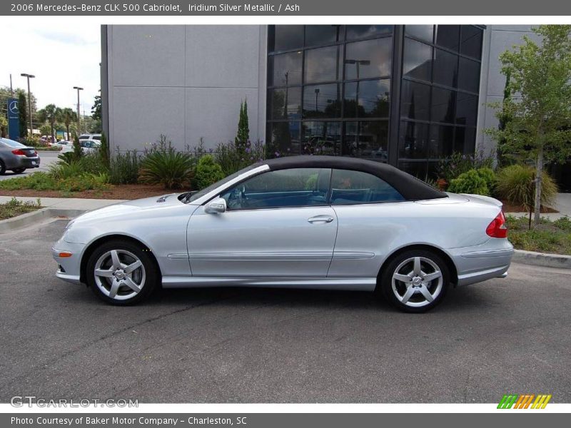 Iridium Silver Metallic / Ash 2006 Mercedes-Benz CLK 500 Cabriolet