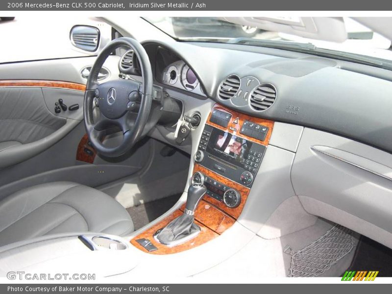 Iridium Silver Metallic / Ash 2006 Mercedes-Benz CLK 500 Cabriolet