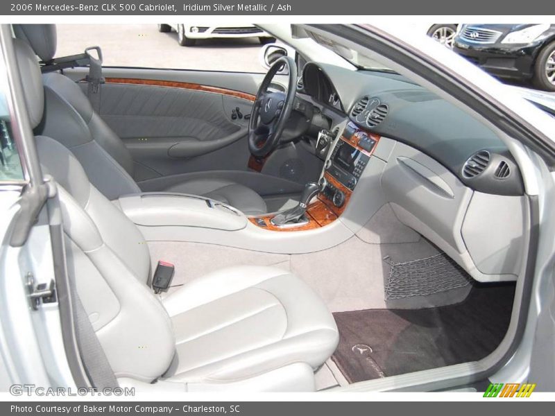 Iridium Silver Metallic / Ash 2006 Mercedes-Benz CLK 500 Cabriolet
