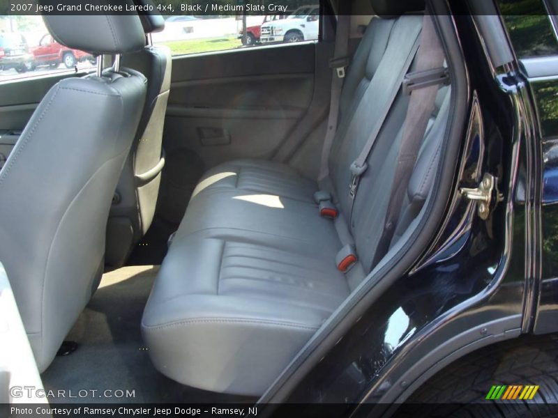 Black / Medium Slate Gray 2007 Jeep Grand Cherokee Laredo 4x4