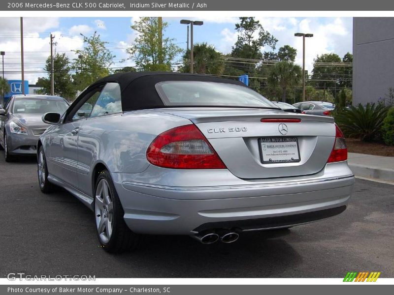 Iridium Silver Metallic / Ash 2006 Mercedes-Benz CLK 500 Cabriolet
