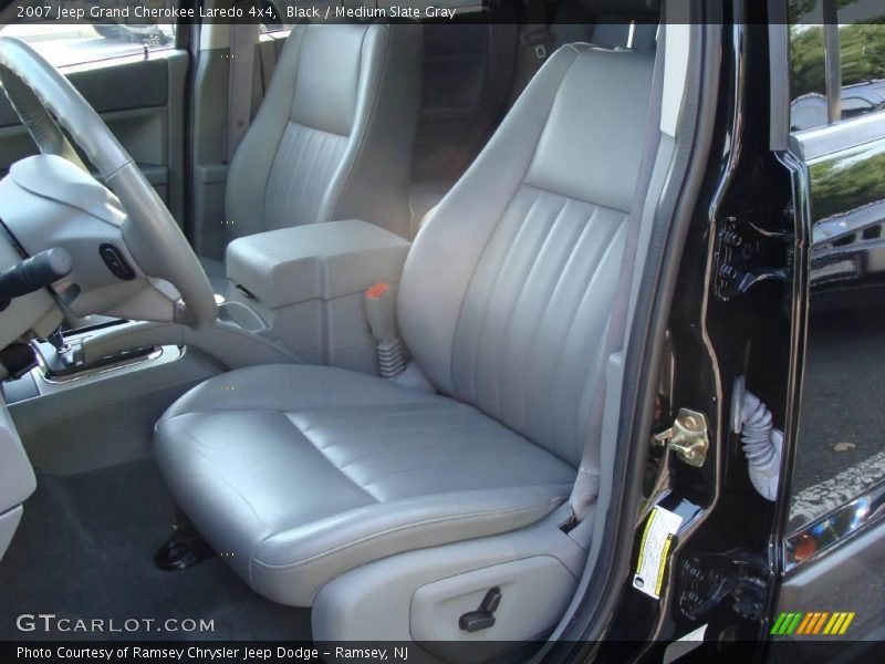 Black / Medium Slate Gray 2007 Jeep Grand Cherokee Laredo 4x4
