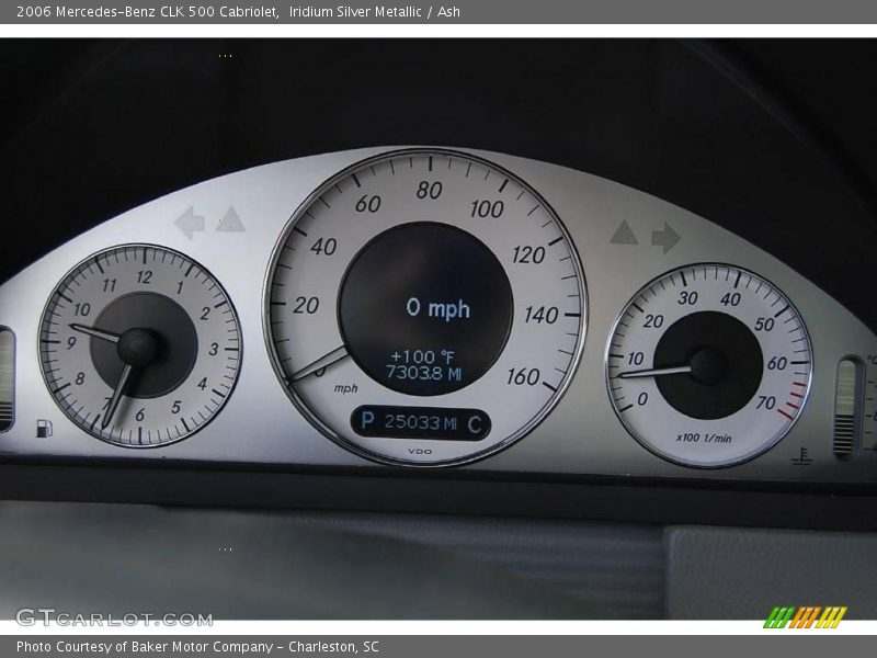 Iridium Silver Metallic / Ash 2006 Mercedes-Benz CLK 500 Cabriolet