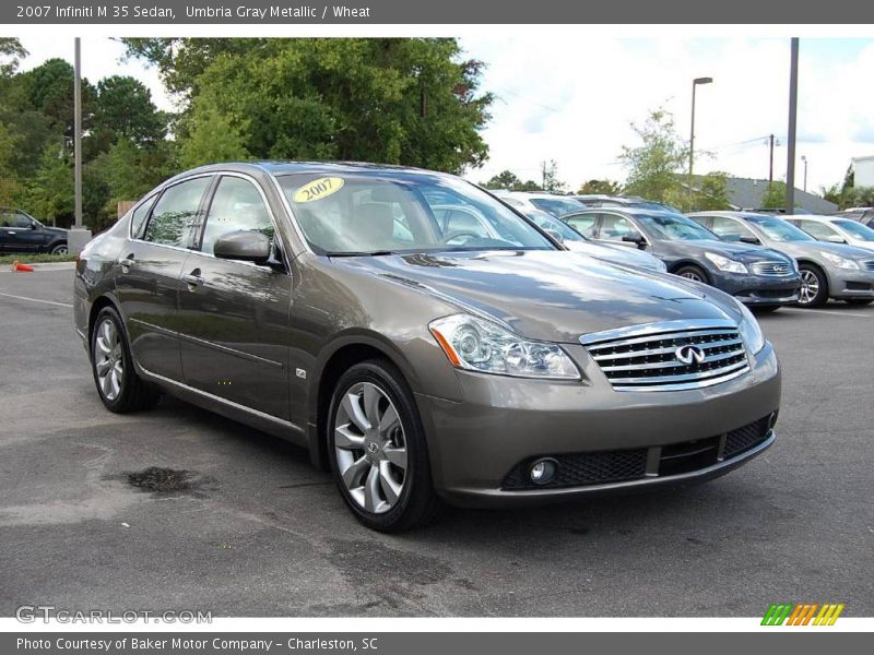 Umbria Gray Metallic / Wheat 2007 Infiniti M 35 Sedan