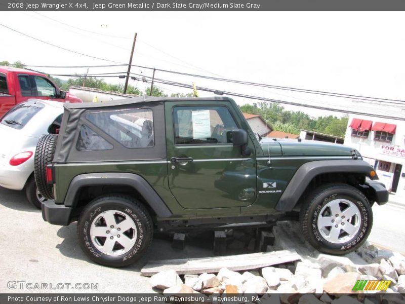 Jeep Green Metallic / Dark Slate Gray/Medium Slate Gray 2008 Jeep Wrangler X 4x4