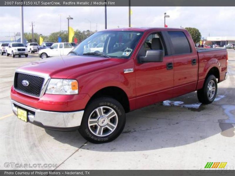 Redfire Metallic / Medium Flint 2007 Ford F150 XLT SuperCrew