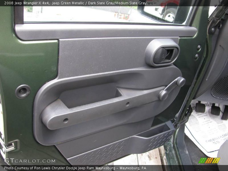 Jeep Green Metallic / Dark Slate Gray/Medium Slate Gray 2008 Jeep Wrangler X 4x4