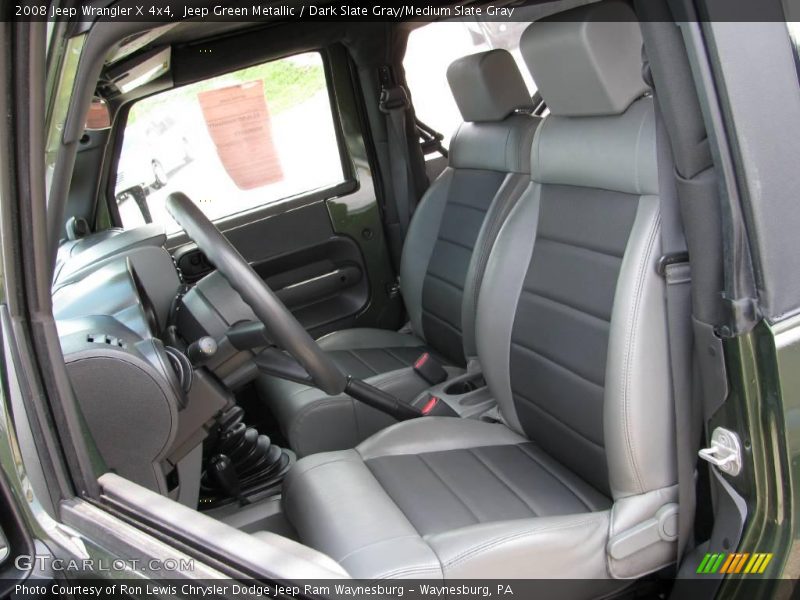 Jeep Green Metallic / Dark Slate Gray/Medium Slate Gray 2008 Jeep Wrangler X 4x4