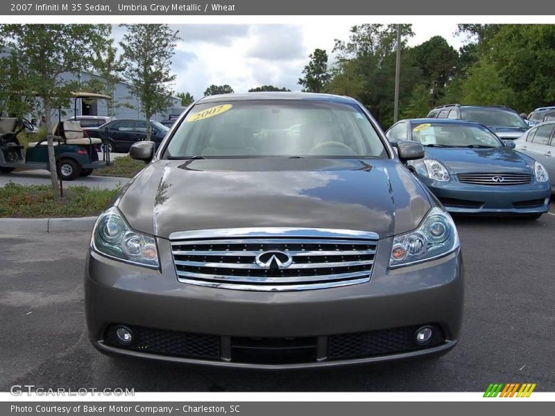 Umbria Gray Metallic / Wheat 2007 Infiniti M 35 Sedan