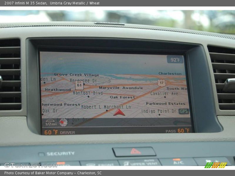 Umbria Gray Metallic / Wheat 2007 Infiniti M 35 Sedan