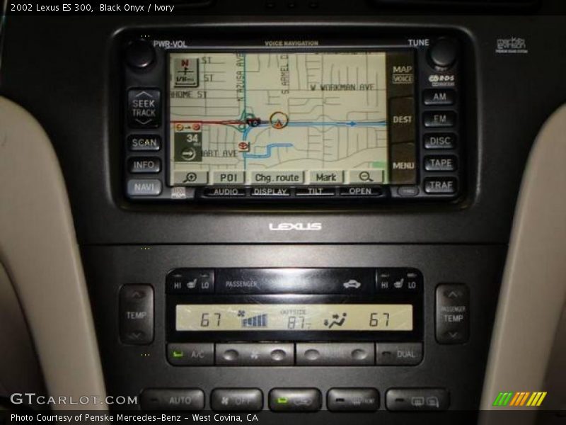 Black Onyx / Ivory 2002 Lexus ES 300
