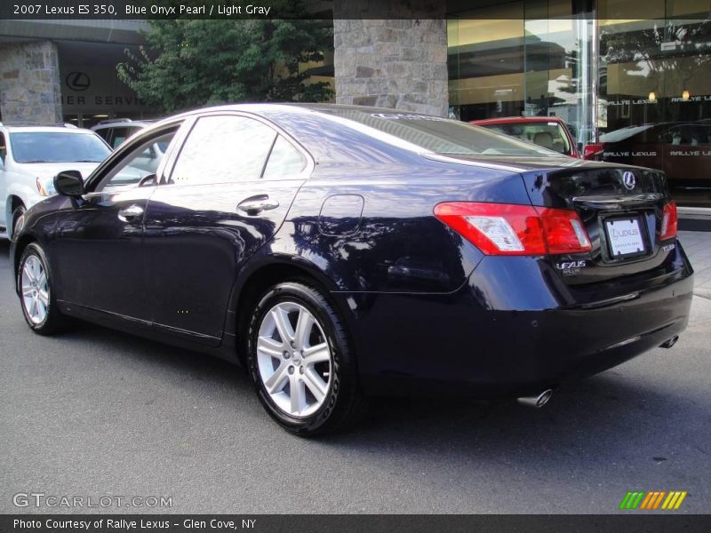 Blue Onyx Pearl / Light Gray 2007 Lexus ES 350
