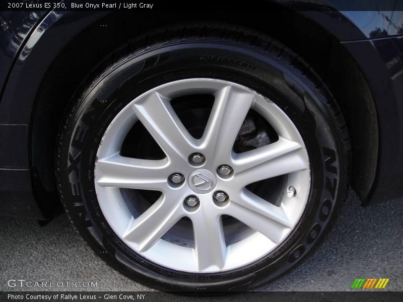 Blue Onyx Pearl / Light Gray 2007 Lexus ES 350