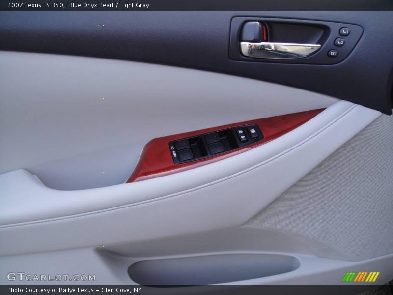 Blue Onyx Pearl / Light Gray 2007 Lexus ES 350