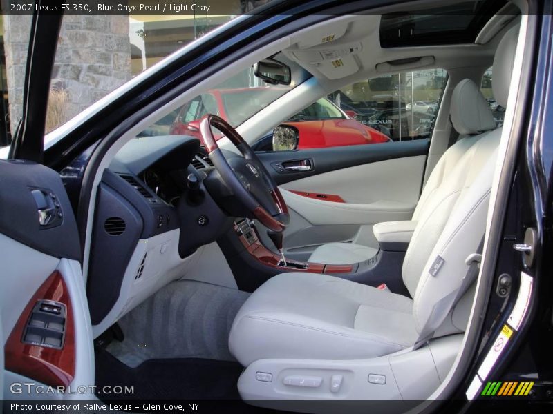 Blue Onyx Pearl / Light Gray 2007 Lexus ES 350