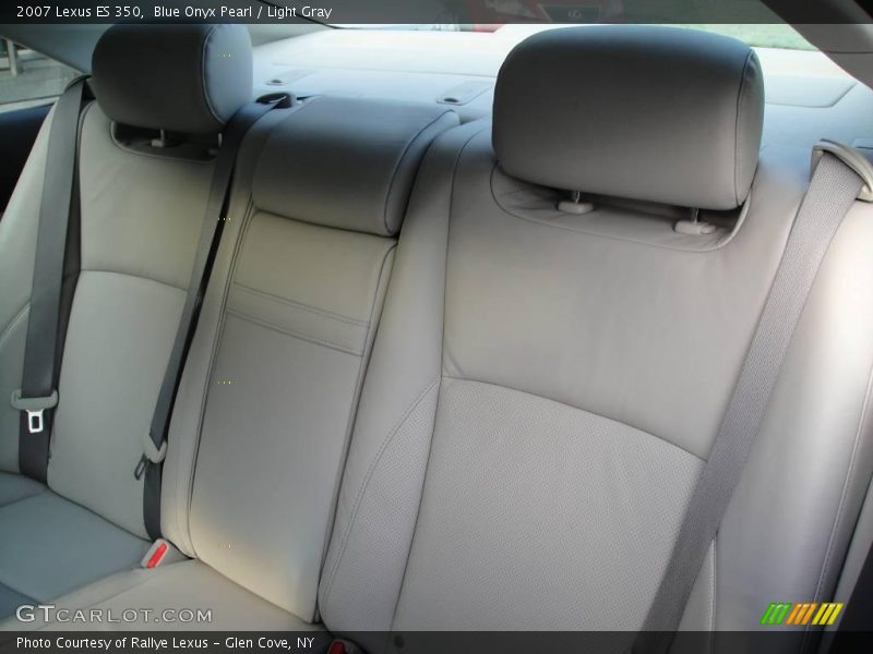 Blue Onyx Pearl / Light Gray 2007 Lexus ES 350
