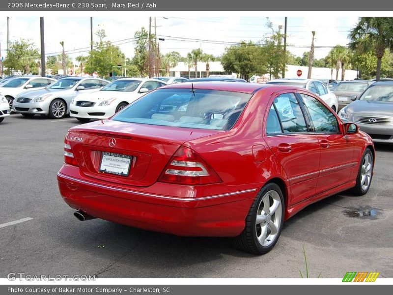 Mars Red / Ash 2006 Mercedes-Benz C 230 Sport