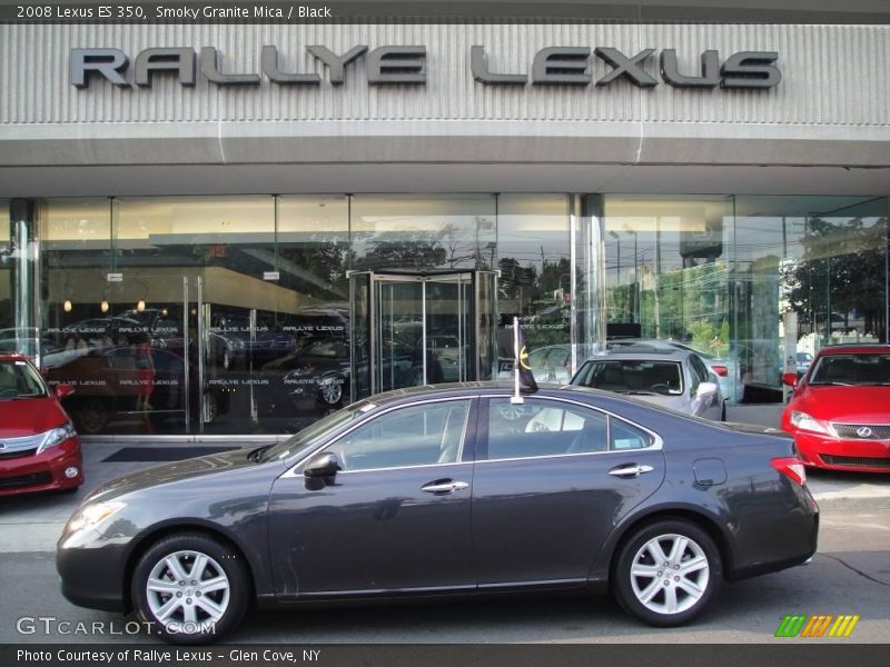 Smoky Granite Mica / Black 2008 Lexus ES 350