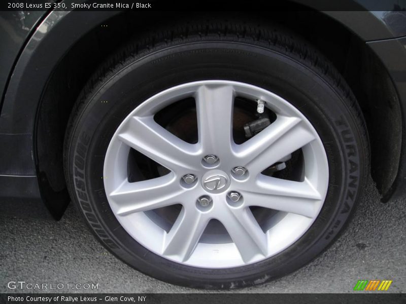 Smoky Granite Mica / Black 2008 Lexus ES 350