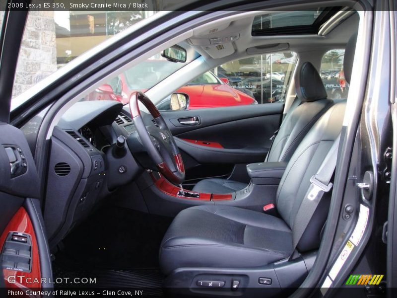 Smoky Granite Mica / Black 2008 Lexus ES 350