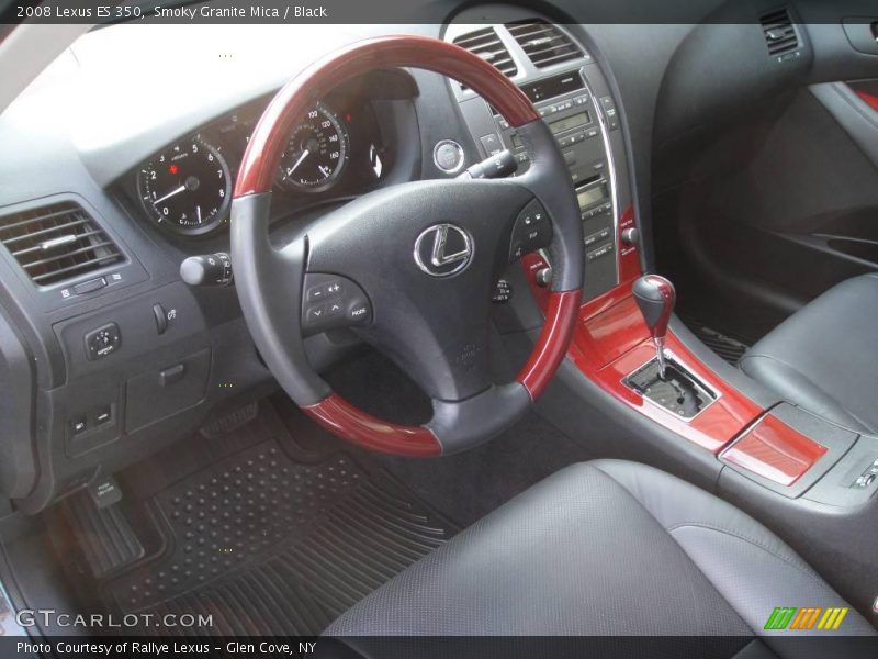 Smoky Granite Mica / Black 2008 Lexus ES 350