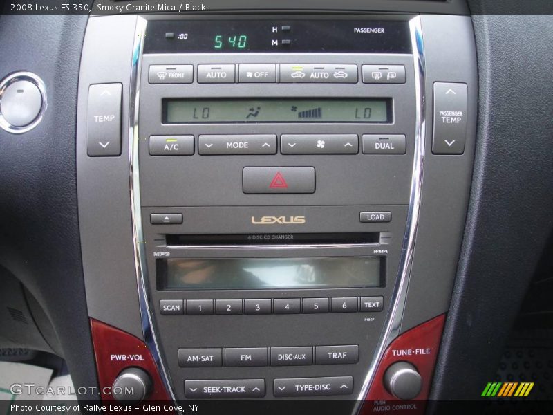 Smoky Granite Mica / Black 2008 Lexus ES 350