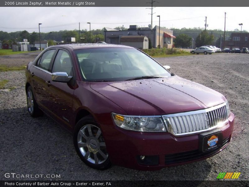 Merlot Metallic / Light Stone 2006 Lincoln Zephyr
