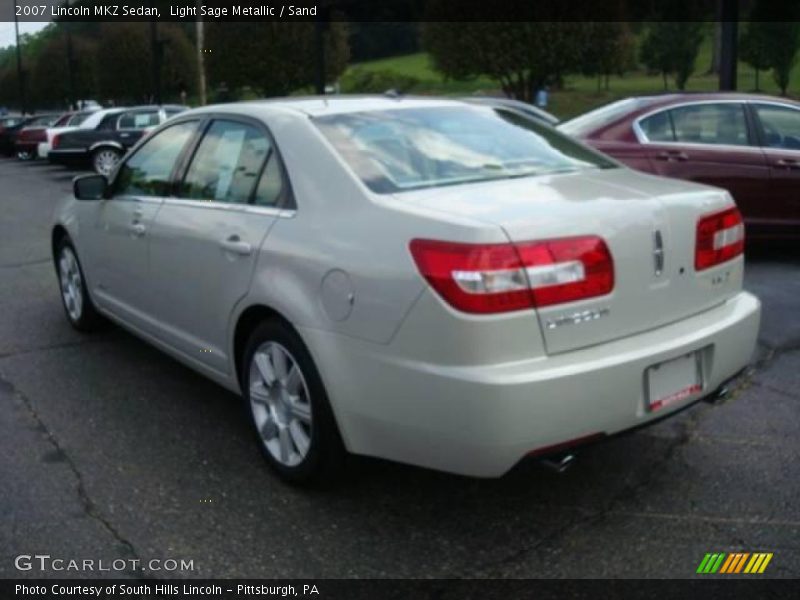 Light Sage Metallic / Sand 2007 Lincoln MKZ Sedan