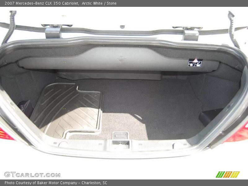 Arctic White / Stone 2007 Mercedes-Benz CLK 350 Cabriolet