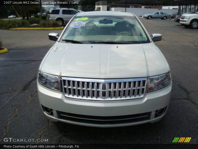 Light Sage Metallic / Sand 2007 Lincoln MKZ Sedan